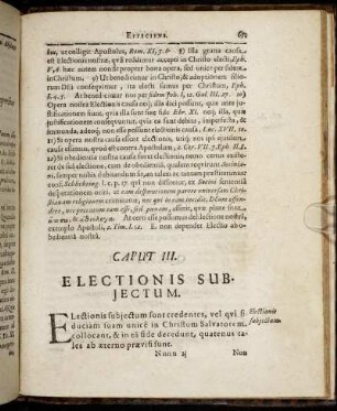 Caput III. Electionis Subjectum.