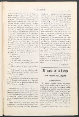 El poeta de la Pampa : Don Regino Velázquez