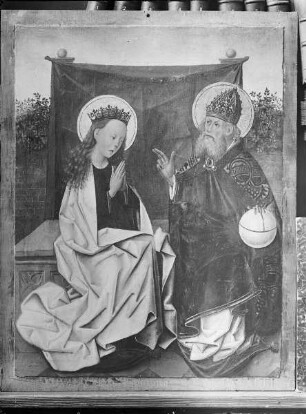 Gottvater und Jungfrau Maria