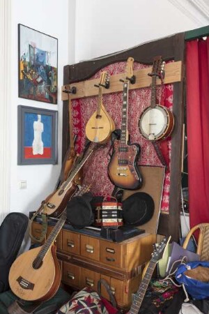Atelierecke der sorbischen Künstlerin Marion Quitz In Leipzig