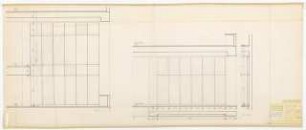 Hochschulbibliothek, Karlsruhe Neubau: 2.OG Kernzone Schnitt, 1:20