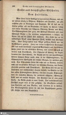 Sechs und dreyßigster Abschnitt. Vom Haselhuhn