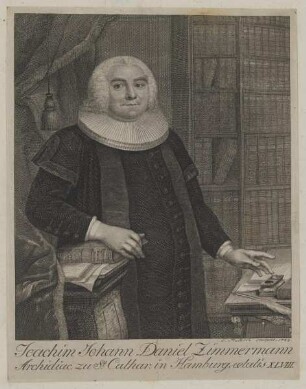 Bildnis des Joachim Johann Daniel Zimmermann