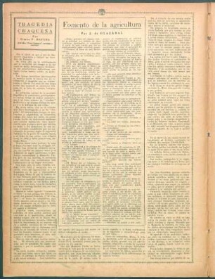 Fomento de la agricultura