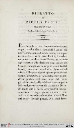 Ritratto di Pietro Facini