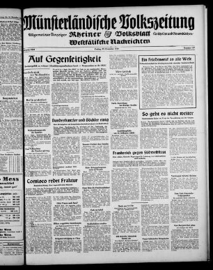 Münsterländische Volkszeitung : Rheiner Volksblatt : Westfälische Nachrichten : allgemeiner Anzeiger für Rheine und Neuenkirchen