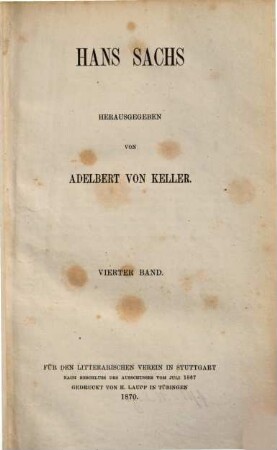 Hans Sachs, 4. Das viert tayl: mancherley ungleicher art und materi