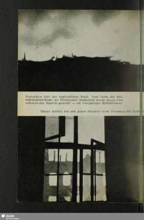 Dieser Anblick bot sich jedem Dresdner beim Verlassen der Keller