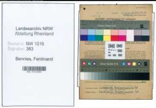 Entnazifizierung Ferdinand Bennies , geb. 15.02.1908 (Haendler)