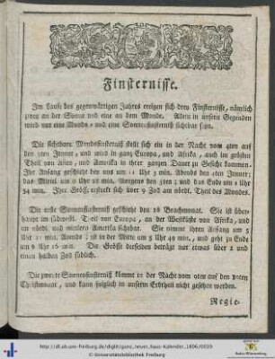 Finsternisse.