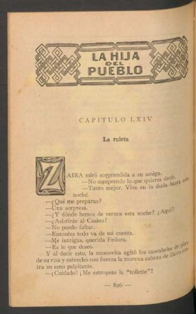 Capítulo LXIV - La ruleta