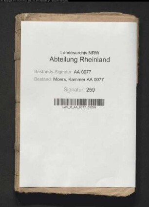 Salzproberegister vom platten Lande des Fürstentums