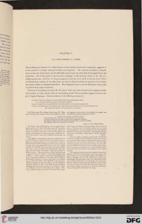 Chapter I: Of a Doric Portico at Athens