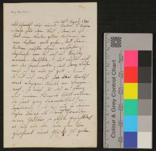 Brief von Antonie Brentano an Clemens Brentano