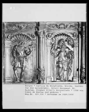 Heiliger Johannes Kajetan und der Prophet Elias