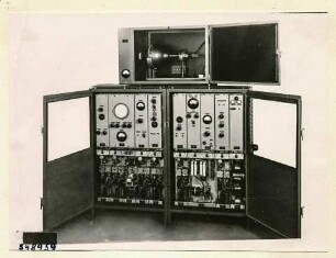 Nachleuchtzeitmessgerät, Vorderseite, geöffnet; Foto 1954