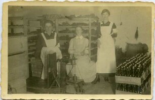 Im Lagerraum der Brauerei Lasser
