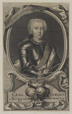 Bildnis des Carl Evgenius, Herzog zu Würtemberg