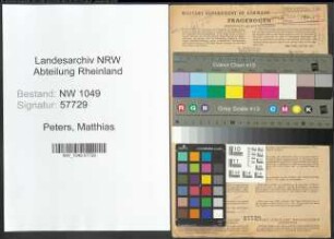 Entnazifizierung Matthias Peters , geb. 02.10.1914 (Kaufmann)
