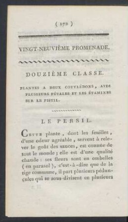 Vingt-neuvième promenade.