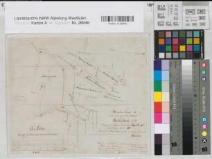 Schöppingen (Schöppingen), Teilung der Ebbinghoffer Gemeinheit, Bl.2 Brouillonkarte Mackenthal