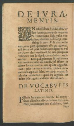 De Iuramentis.