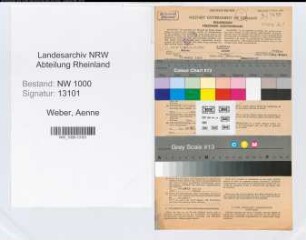 Entnazifizierung Aenne Weber, geb. 13.04.1905 (Bankangest.)