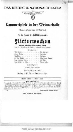 Flitterwochen