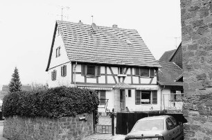 Wohnhaus, Fachwerk; Gelnhausen, Bleichstraße 2