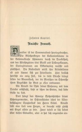 Zehntes Kapitel. Unächte Demuth