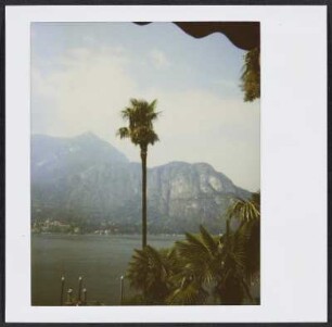 Blick vom Hotel Serbelloni in Bellagio auf den Comer See