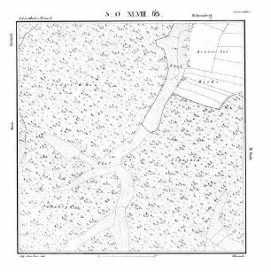 Kartenblatt SO XLVIII 63 Stand 1826