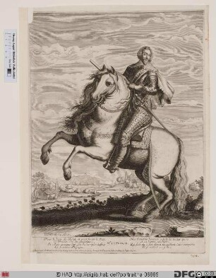 Bildnis (Jean-Baptiste) Gaston, duc d'Anjou, 1626 d'Orléans et de Chartres, 1630 de Valois et d'Alençon