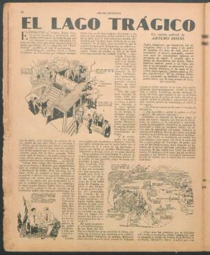 El lago trágico : Un cuento policial de Arturo Hoerl