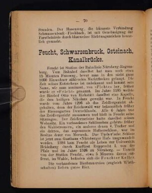Feucht, Schwarzenbruck, Gsteinach, Kanalbrücke.