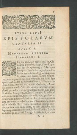 Iusti Lipsii Epistolarum Centuria II.