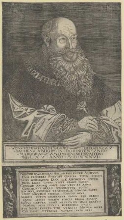 Bildnis des Georg Herzog zu Sachsen