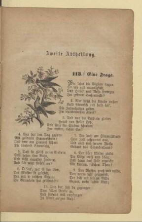 Zweite Abtheilung