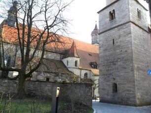 St. Johannis - Turm von Nordosten mit Blick auf St. Salvator