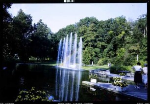 Bad Bellingen: Springbrunnen im Kurpark