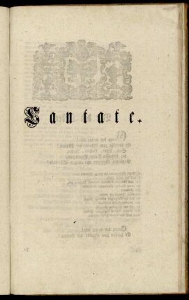 Cantate.