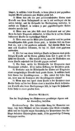 Fünfter bis Achter Abschnitt.