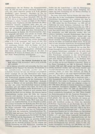 197-200 [Rezension] Fellerer, Karl Gustav, Das deutsche Kirchenlied im Ausland
