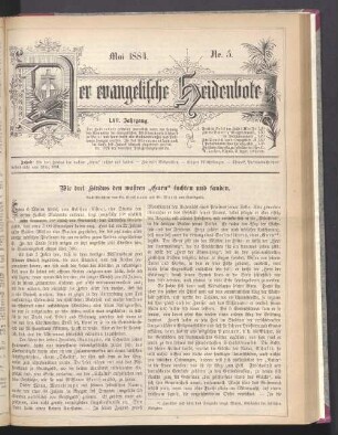 Mai 1884. Nr. 5