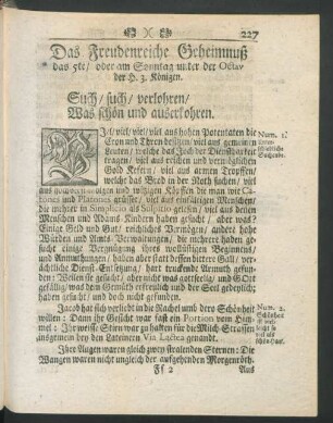 Das Freudenreiche Geheimnuß
