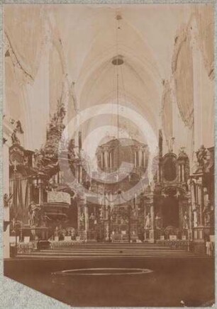 Chor der Klosterkirche Heinrichau nach O