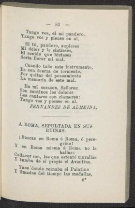 A Roma, sepultada en sus ruinas