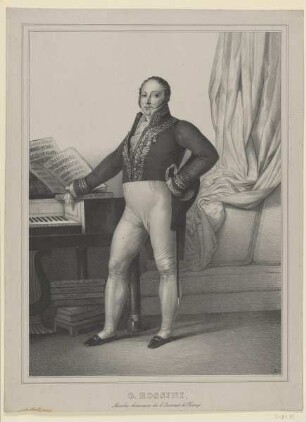Bildnis des G. Rossini