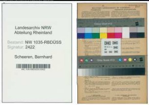 Entnazifizierung Bernhard Scheeren , geb. 13.05.1894 (Steiger)