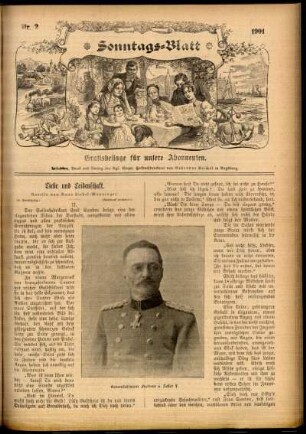 Ausgabe vom Sonntag, den 13. Januar 1901.